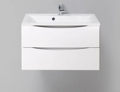 Тумба под раковину BelBagno Marino MARINO-800-2C-SO-BL-P, 80 х 45 х 55 см, Bianco Lucido - белый глянец