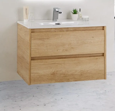 База под раковину BelBagno KRAFT 39-700/390-2C-SO-RNN 70 cм подвесная с 2 ящиками, Rovere Nebrasca Nature