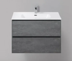 Тумба под раковину BelBagno Pietra PIETRA-800-2C-SO-SCM, 80 х 46 х 55 см, цвет серый (stucco cemento)