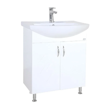 Тумба под раковину Bellezza Элеганс 65, напольная, белый, 4638610240019