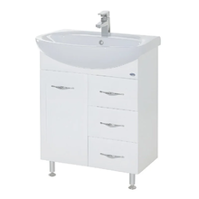 Тумба под раковину Bellezza Стелла 65, напольная, белый, 4636010140014