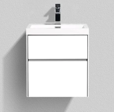 Тумба под раковину BelBagno Pietra Mini PIETRA MINI-500AS-2C-SO-BL 50 см, белый глянцевый ( Bianco Lucido)