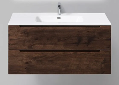 Тумба под раковину BelBagno Etna ETNA-1000-2C-SO-RW-P 100 см, подвесная, цвет темный дуб (rovere moro)