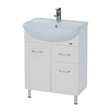 Тумба под раковину Bellezza Уют 60, напольная, белый, 4635009110014