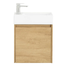 Тумба под раковину BelBagno Kraft Mini 50 см, подвесная, цвет Rovere Nebrasca Nature, левая/правая, Kraft Mini-500/260-1A-SO-RNN-L/Kraft Mini-500/260-1A-SO-RNN-R