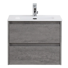 Тумба под раковину BelBagno Kraft 39 50 см, подвесная, цвет Cemento Grigio, Kraft 39-500/390-2C-SO-CG