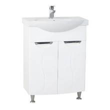 Тумба под раковину Bellezza Глория, 65 см, напольная, цвет белый