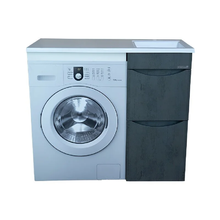 Тумба под раковину Bellezza Олиссия 100, напольная, серый, правая, 4639417110420