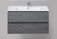 Тумба под раковину BelBagno Pietra PIETRA-1000-2C-SO-SCM, 100 х 46 х 55 см, цвет серый (stucco cemento)