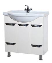 Тумба под раковину Bellezza БЕЛЛА 75 ЛЮКС, напольная, цвет - белый