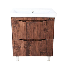 Тумба под раковину Bellezza Санриса 4630113660431, 80 см, напольная, цвет орех