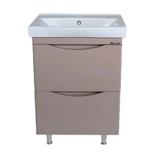 Тумба под раковину Bellezza Санриса 4630109660452, 60 см, напольная, цвет капучино