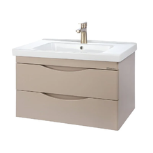 Тумба под раковину Bellezza Санриса 4630117270452, 100 см, подвесная, цвет капучино