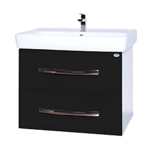 Тумба под раковину Bellezza Рокко 4635311670046, 70 см, подвесная, цвет черный