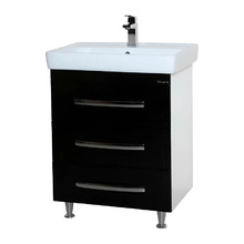 Тумба под раковину Bellezza Рокко 4635309660042, 60 см, напольная, цвет черный