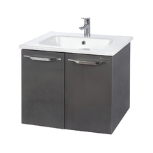 Тумба под раковину Bellezza Луиджи 4639209180426, 60 см, подвесная, цвет серый