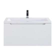 Тумба под раковину BelBagno Etna-M 80 см, подвесная, цвет Bianco Lucido, Etna-M-800/380-1C-SO-BL