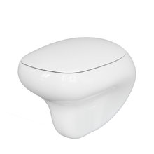 Подвесной унитаз Ambassador Diamond 123T20001R, безободковый, цвет белый глянцевый