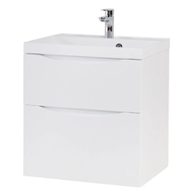 Тумба под раковину BelBagno Marino 90 см, Bianco Lucido - белый глянец, MARINO-H60-900-2C-SO-BL-P
