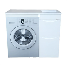 Тумба под раковину Bellezza Олиссия 100 см, напольная, 2 ящика, универсальная, белый, 4639417110017