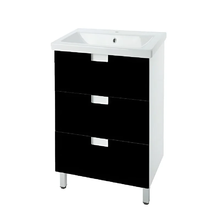 Тумба под раковину Bellezza Пегас 50, напольная, черный, 4630406140046