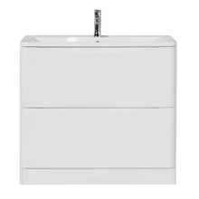 Тумба под раковину BelBagno Acqua-900 ACQUA-900-2C-PIA-BL, 90 см, цвет Bianco Lucido