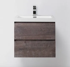 Тумба под раковину BelBagno LUCE-600-2C-SO-PT, 60 х 48 х 50 см, цвет серый камень (stone)