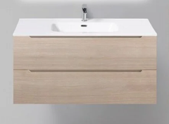Тумба под раковину BelBagno Etna ETNA-1000-2C-SO-RG-P 100 см, подвесная, цвет серый дуб (rovere grigio)