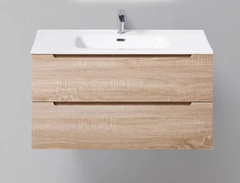 Тумба под раковину BelBagno Etna ETNA-900-2C-SO-WO-P 90 см, подвесная, цвет белый дуб (rovere bianco)