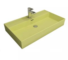 Раковина Bocchi Milano 1377-026-0126, 80 см, фарфор, желтая