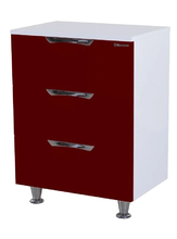 Тумба Bellezza Лагуна 4632109140033 60 см, напольная, красный