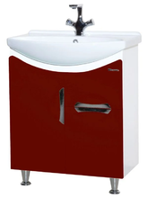 Тумба под раковину Bellezza Лагуна 65, напольная, красный, 4632110090037