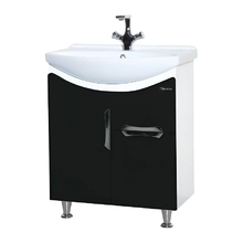 Тумба под раковину Bellezza Лагуна 65, напольная, черный, 4632110090044