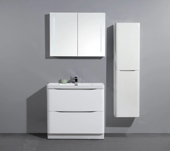 Тумба под раковину BelBagno ANCONA-N-1000-2C-PIA-BL, цвет Bianco Lucido