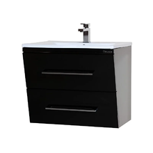 Тумба под раковину Bellezza Берта, 4635212510045, 75 см, подвесная, цвет черный