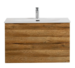 Тумба под раковину BelBagno Marino-Cer-N-900-2C-SO-RR-P, 90 см, подвесная, Rovere Rustico