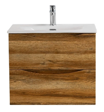 Тумба под раковину BelBagno Marino-Cer-N-700-2C-SO-RR-P, 70 см, подвесная, Rovere Rustico