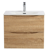 Тумба под раковину BelBagno Marino-Cer-N-700-2C-SO-WO-P, 70 см, подвесная, Rovere Bianco