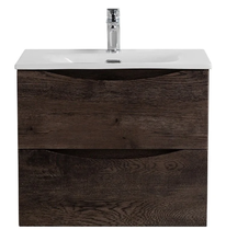 Тумба под раковину BelBagno Marino-Cer-N-700-2C-SO-RNG-P, 70 см, подвесная, Rovere Nature Grigio