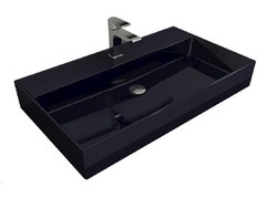 Раковина Bocchi Milano 1377-010-0126, 80 см, фарфор, синяя