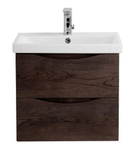 Тумба под раковину BelBagno Marino-Cer-Mini-500-2C-SO-RNG-P, 50 см, подвесная, Rovere Nature Grigio