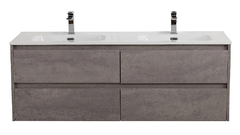 Тумба под раковину BelBagno Kraft-1200-4C-SO-2-CG, 120 см, подвесная, Cemento Grigio