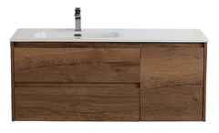 Тумба под раковину BelBagno Kraft-1000-2C-1A-SO-RT-L, 100 см, подвесная, Rovere Tabacco, левая