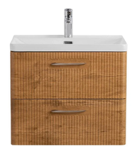 Тумба под раковину BelBagno Due-500-2C-SO-RN-P, 50 см, подвесная, Rovere Nature