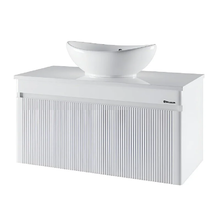 Тумба под раковину Bellezza Эмилия 4634817190010, 100 см, подвесная, цвет белый