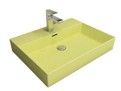 Раковина Bocchi Milano 1376-026-0126, 60 см, фарфор, желтая