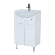 Тумба под раковину Bellezza Уют 4635009240018, 60 см, напольная, цвет белый