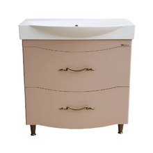 Тумба под раковину Bellezza Сесилия 4639714110451, 85 см, напольная, цвет капучино