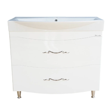 Тумба под раковину Bellezza Сесилия 4639718110013, 105 см, напольная, цвет белый