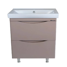 Тумба под раковину Bellezza Санриса 4630113660455, 80 см, напольная, цвет капучино